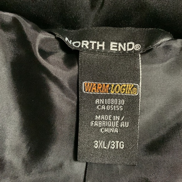 North End Women’s Pioneer Hybrid Black Sub-Down Bomber Jacket 3XL Freightliner - Picture 8 of 15